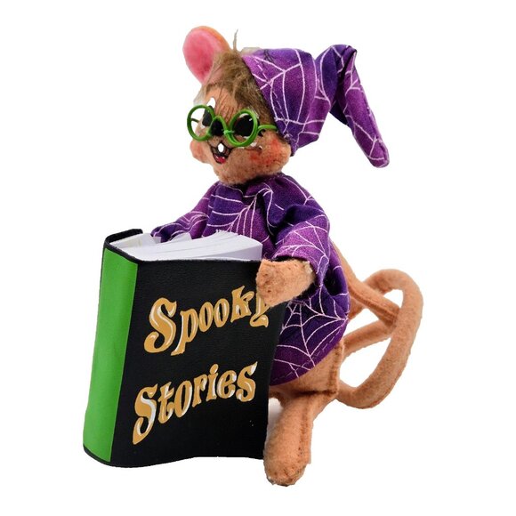 Annalee Spooky Stories Book Mouse Glasses Halloween 2011 Read - Picture 1 of 11